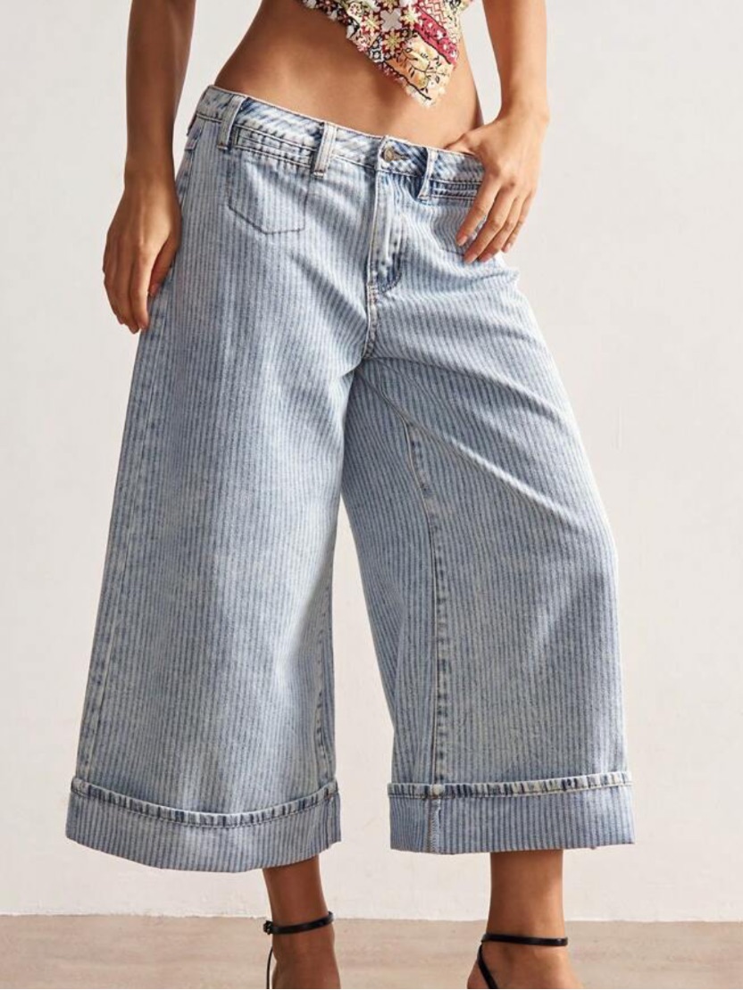 Brette Cropped Jeans We The Free Color- Bittersweet Blue Nwt - Free People